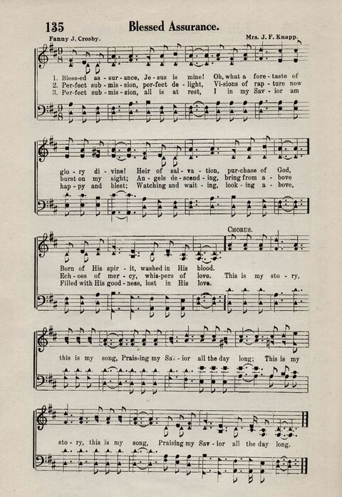 Sweeter Than All Songs: containing many new songs, a number of the popular songs of to-day, with many familiar hymns; for all occasions of Christian work and worship  page 122