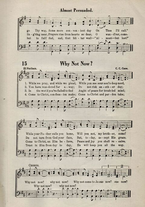 Sweeter Than All Songs: containing many new songs, a number of the popular songs of to-day, with many familiar hymns; for all occasions of Christian work and worship  page 13