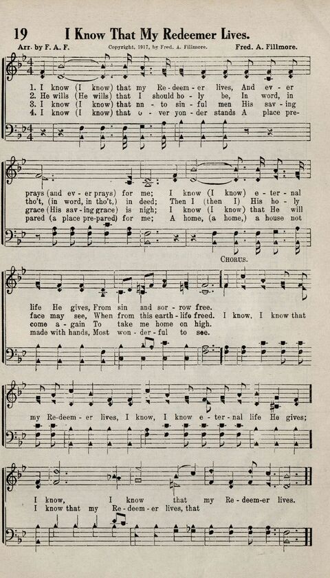Sweeter Than All Songs: containing many new songs, a number of the popular songs of to-day, with many familiar hymns; for all occasions of Christian work and worship  page 17