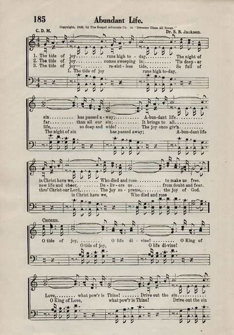 Sweeter Than All Songs: containing many new songs, a number of the popular songs of to-day, with many familiar hymns; for all occasions of Christian work and worship  page 170