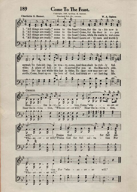 Sweeter Than All Songs: containing many new songs, a number of the popular songs of to-day, with many familiar hymns; for all occasions of Christian work and worship  page 174