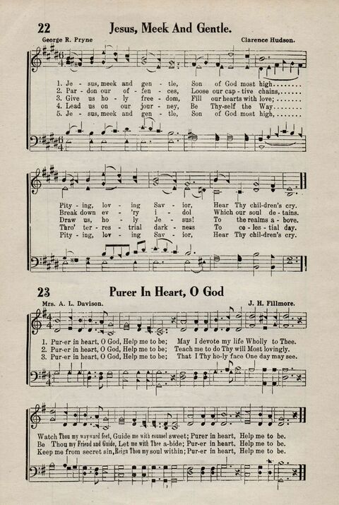 Sweeter Than All Songs: containing many new songs, a number of the popular songs of to-day, with many familiar hymns; for all occasions of Christian work and worship  page 20