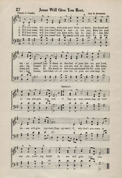 Sweeter Than All Songs: containing many new songs, a number of the popular songs of to-day, with many familiar hymns; for all occasions of Christian work and worship  page 24