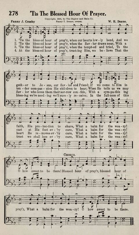 Sweeter Than All Songs: containing many new songs, a number of the popular songs of to-day, with many familiar hymns; for all occasions of Christian work and worship  page 257