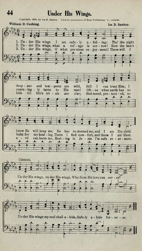 Sweeter Than All Songs: containing many new songs, a number of the popular songs of to-day, with many familiar hymns; for all occasions of Christian work and worship  page 39
