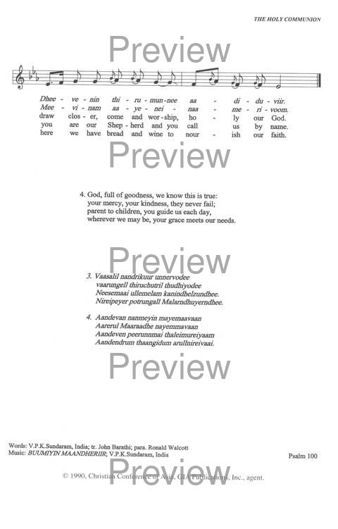 Sound the Bamboo: CCA Hymnal 2000 page 109
