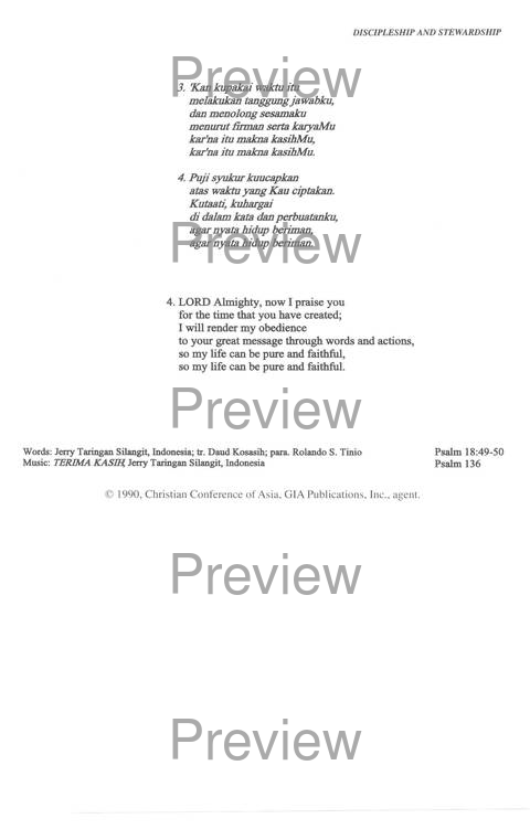 Sound the Bamboo: CCA Hymnal 2000 page 304