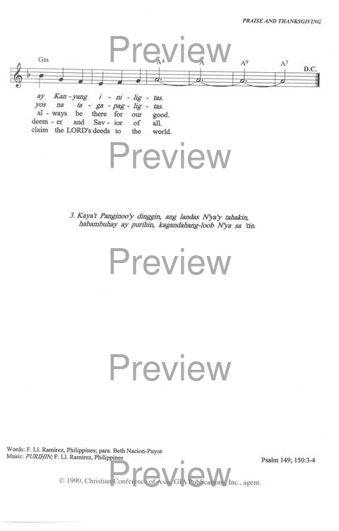 Sound the Bamboo: CCA Hymnal 2000 page 35