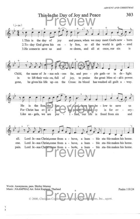 Sound the Bamboo: CCA Hymnal 2000 page 400