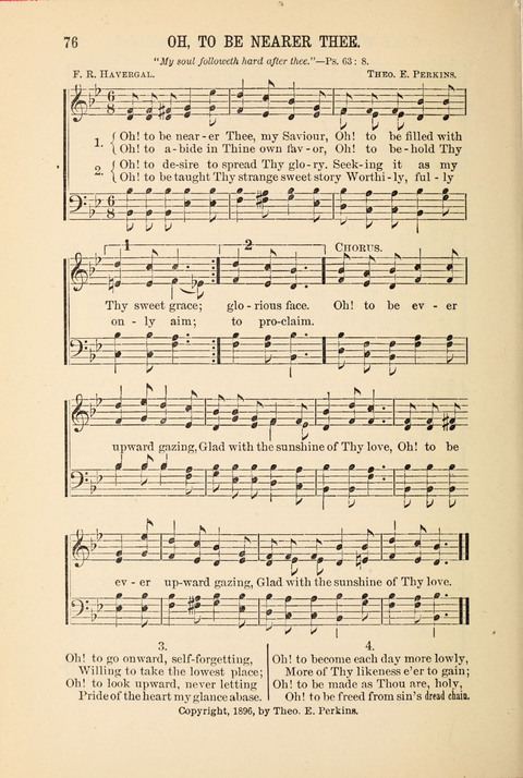 Songs Tried and Proved: for the user of prayer meetings, Sunday schools, general evangelistic work, and the home circle page 76