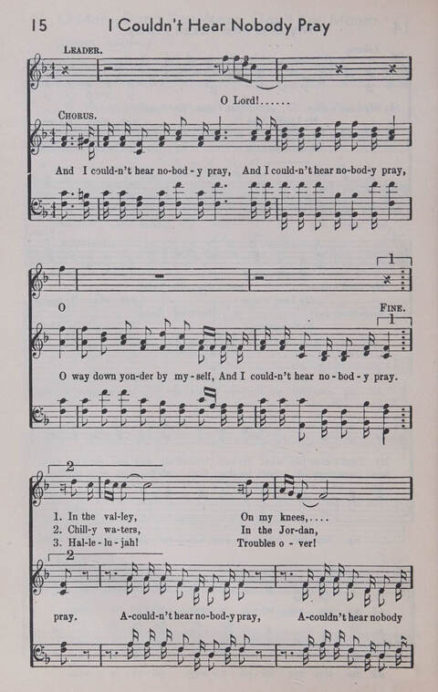 Sixty Two Southland Spirituals page 16