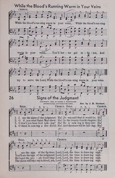 Sixty Two Southland Spirituals page 27