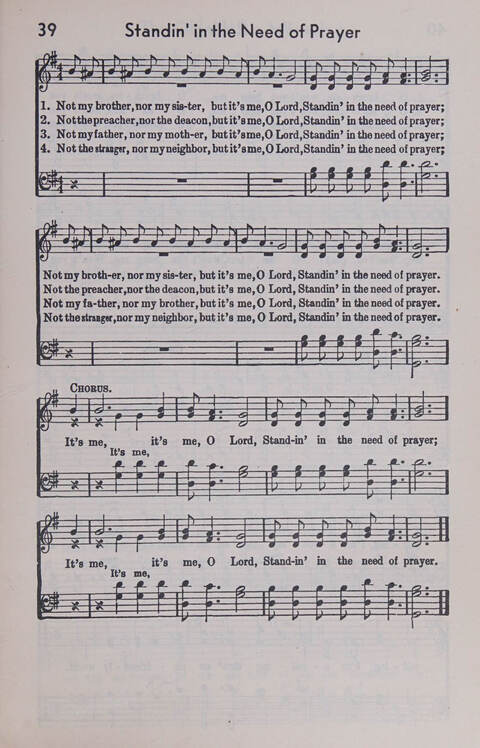Sixty Two Southland Spirituals page 39