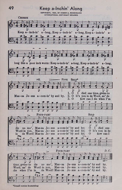 Sixty Two Southland Spirituals page 49