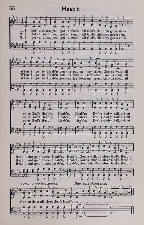 Sixty Two Southland Spirituals page 55