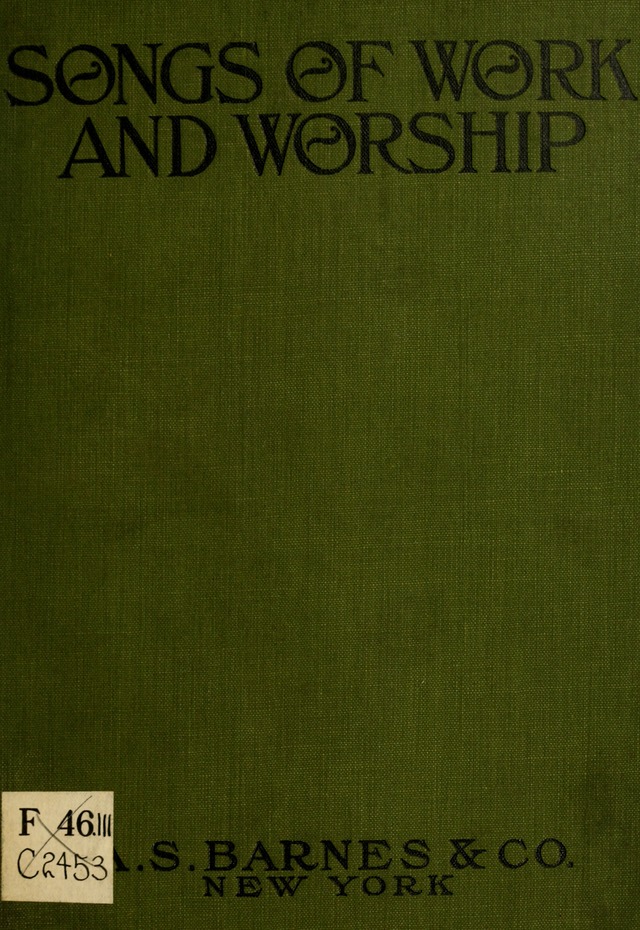 Songs of Work and Worship: a collection of hymns and tunes for devotional and evangelistic meetings page 2