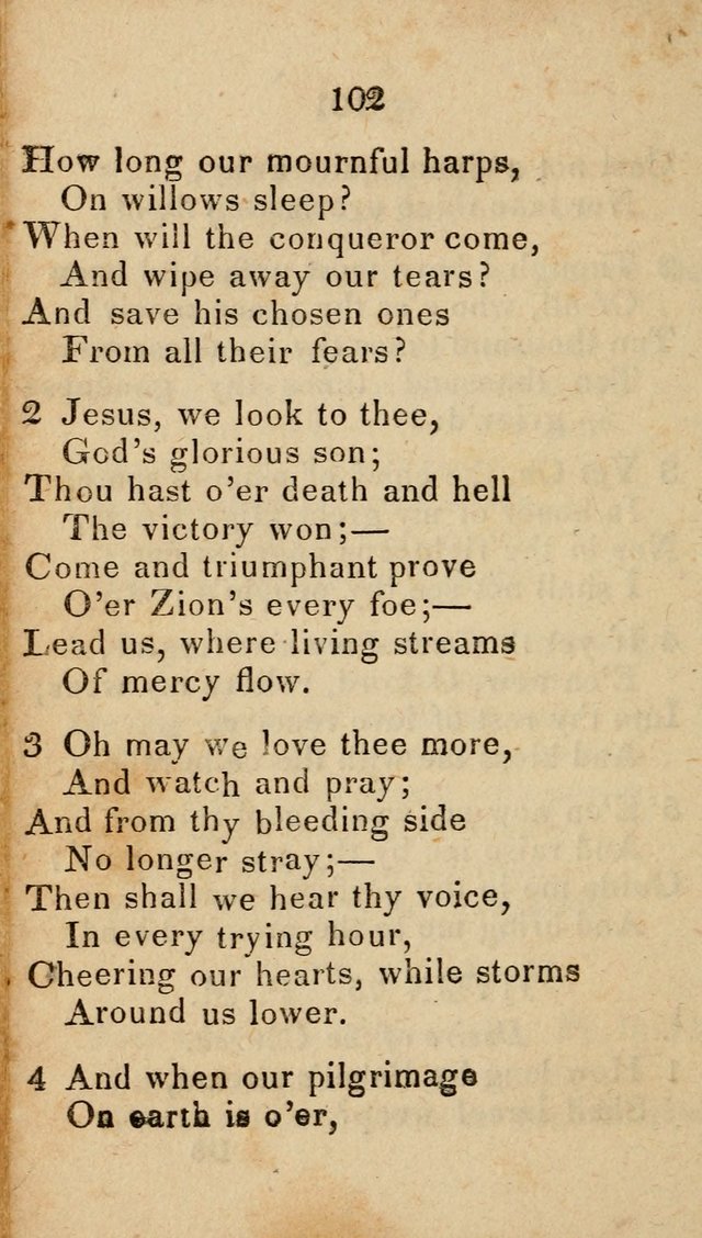 Songs of Zion, Being a New Selection of Hymns, Designed for Revival and Social Meetings page 107