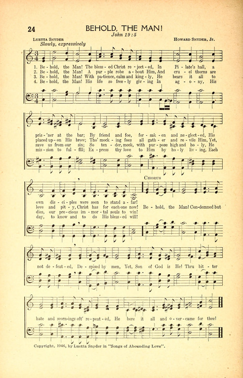Songs of Abounding Love page 24
