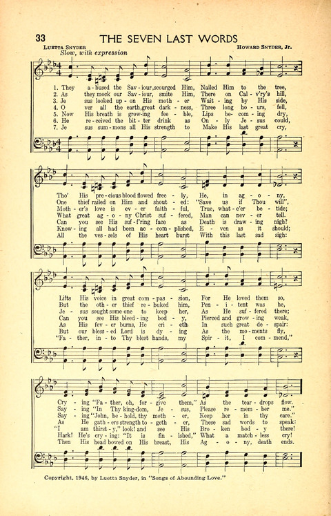 Songs of Abounding Love page 32
