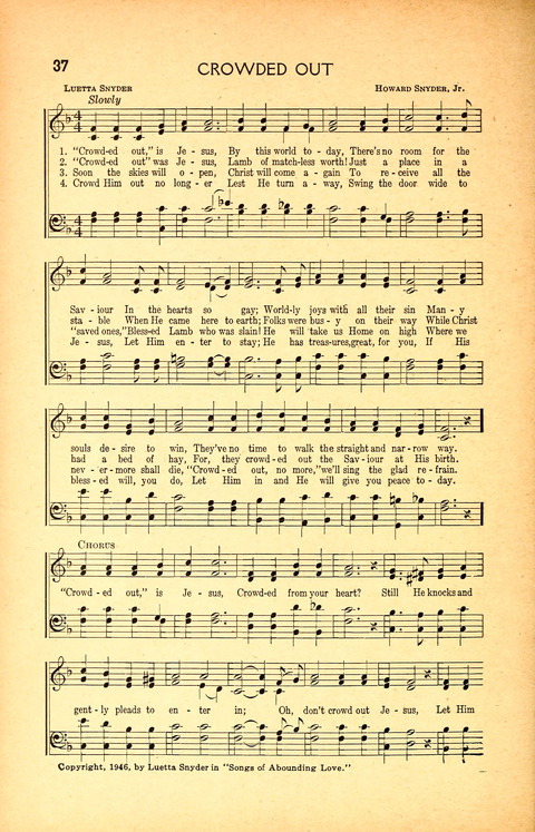 Songs of Abounding Love page 38