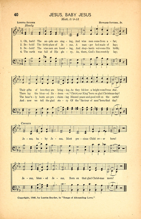 Songs of Abounding Love page 41