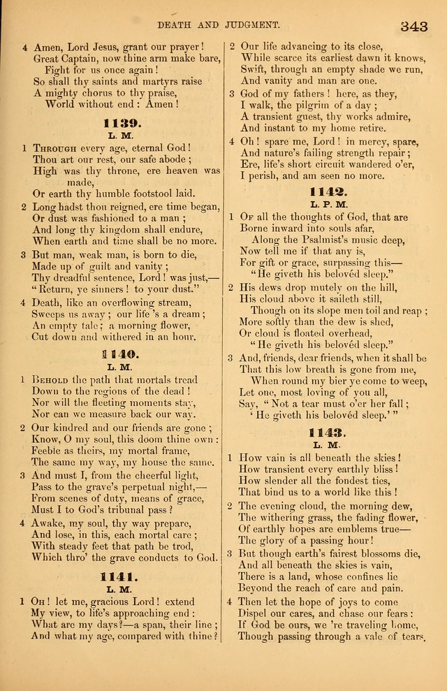 Songs of the Church: or, hymns and tunes for Christian worship page 343