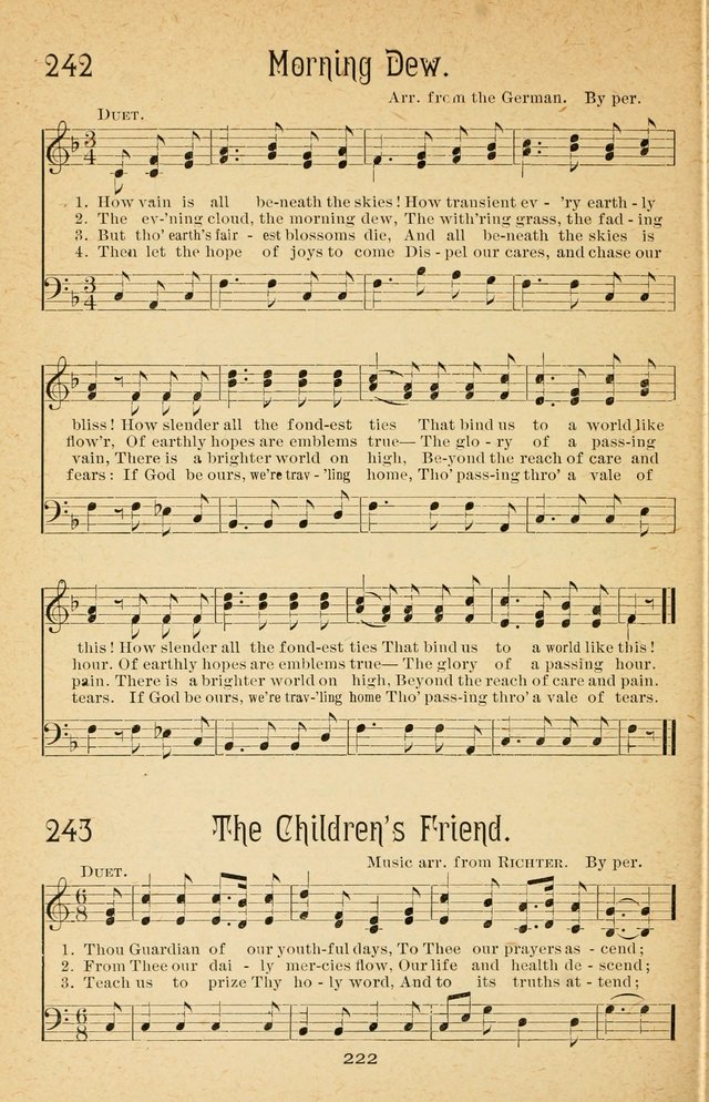 Songs of the Covenant: for the Sabbath School, Prayer Meetings, etc. page 221