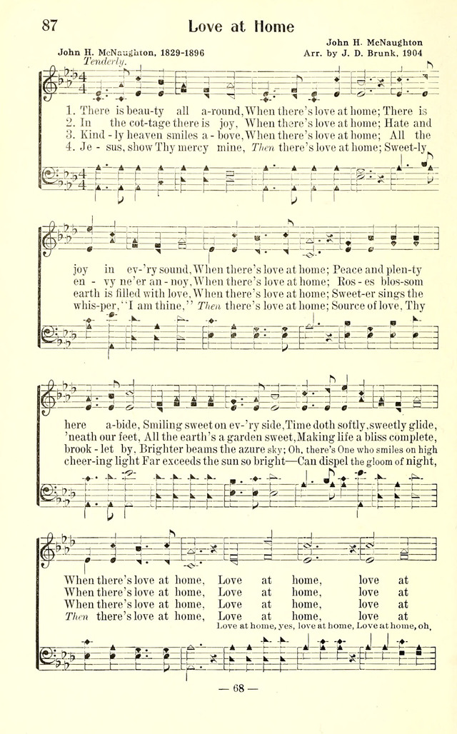 Songs of Cheer for Children page 68
