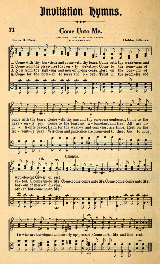Songs of Full Salvation page 72
