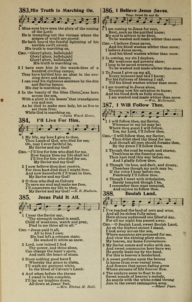 Songs of Grace and Glory: A New and Inspiring Selection of Sacred Songs for Evangelical Use and General Worship page 281