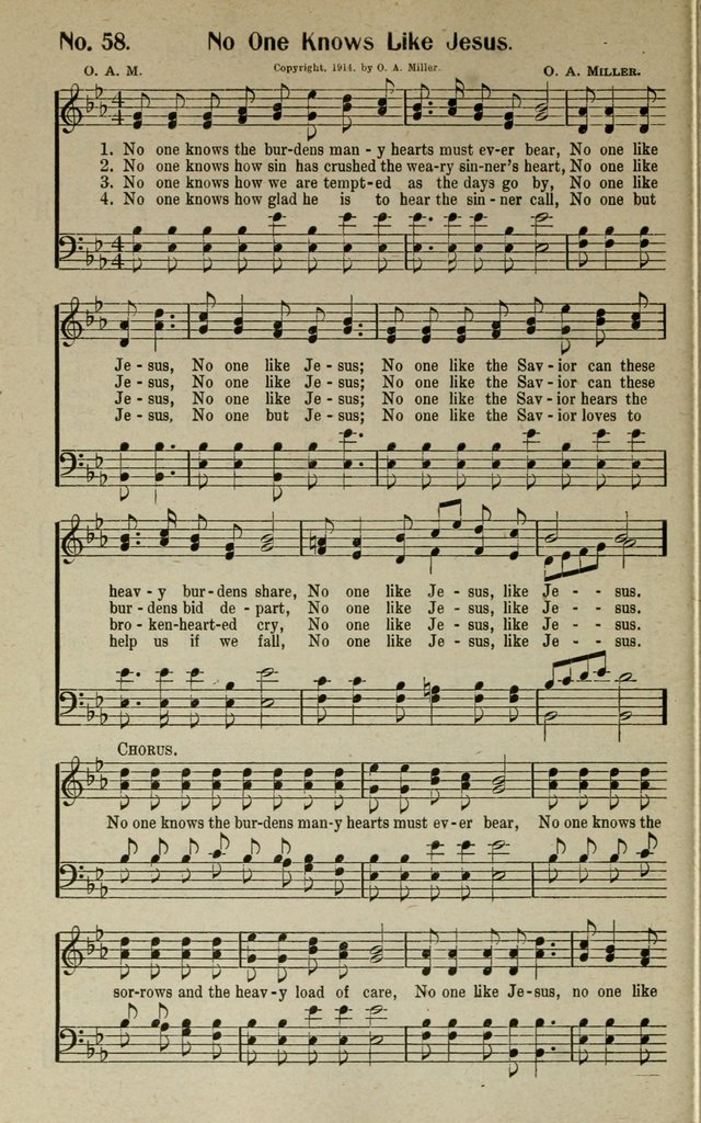 Songs of Grace and Glory: A New and Inspiring Selection of Sacred Songs for Evangelical Use and General Worship page 61