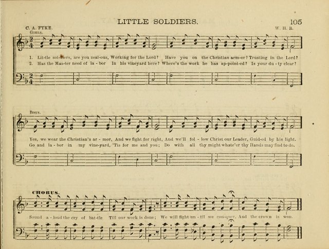 Songs of Glory-Land: for the Sunday school, prayer meeting, and social circle page 105