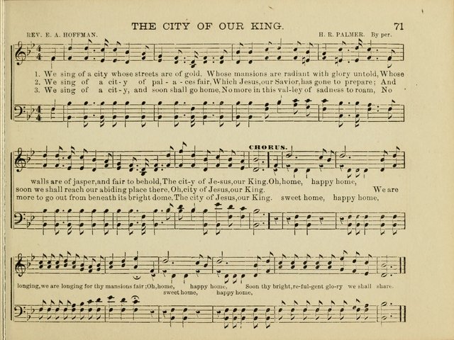 Songs of Glory-Land: for the Sunday school, prayer meeting, and social circle page 71