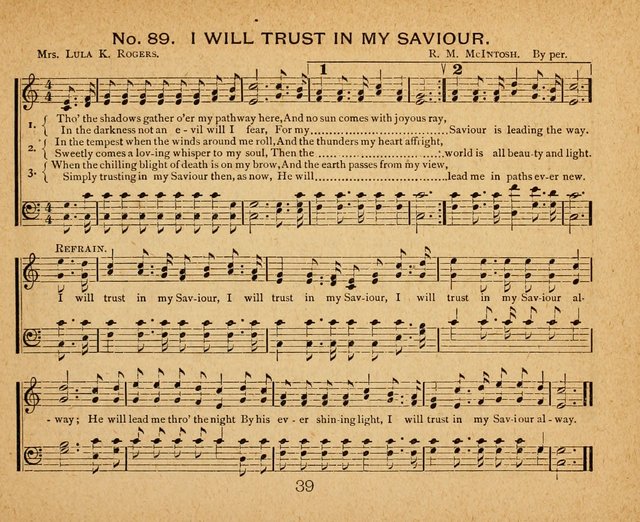 Songs of Love and Praise: for Sabbath-Schools, Prayer-Meetings, and Family Circle page 39