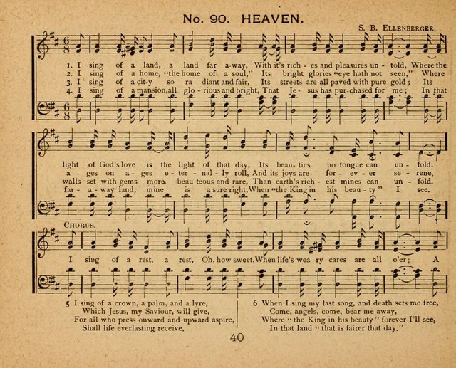 Songs of Love and Praise: for Sabbath-Schools, Prayer-Meetings, and Family Circle page 40