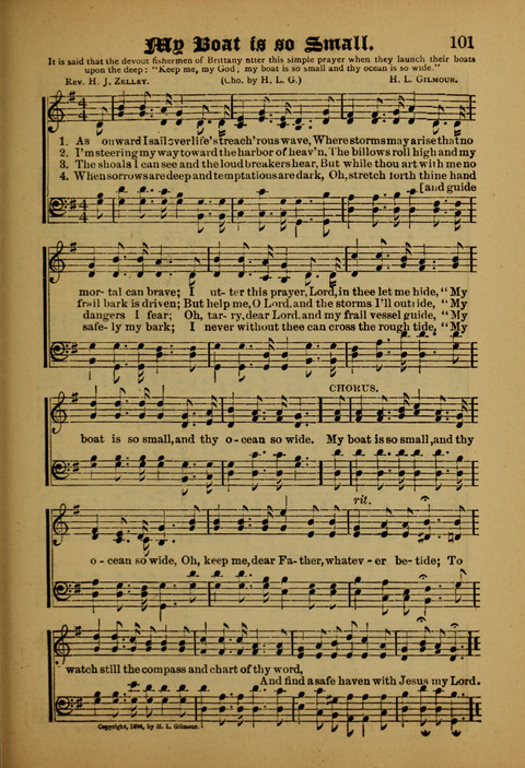 Songs of Love and Praise: for use in meetings & Christian worship & work page 101
