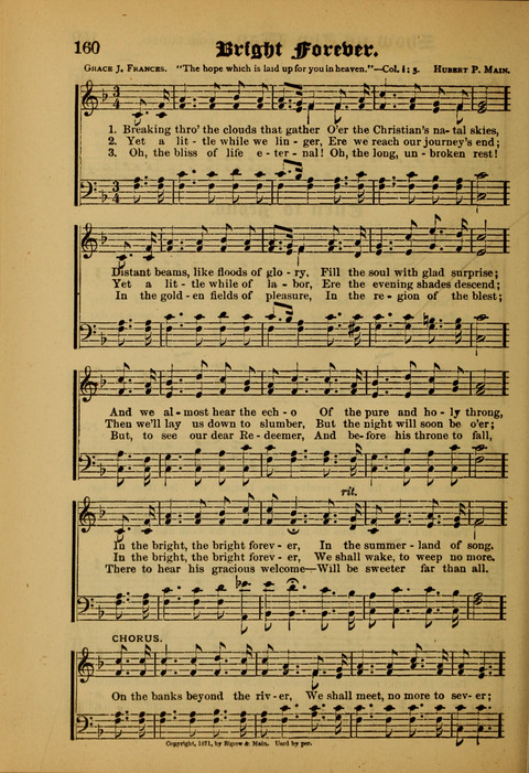 Songs of Love and Praise: for use in meetings & Christian worship & work page 160