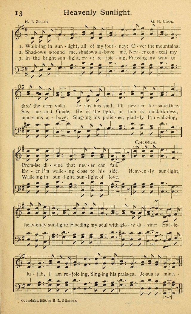 Songs of Matchless Love: for evangelistic services, devotional meetings and Sunday schools page 13