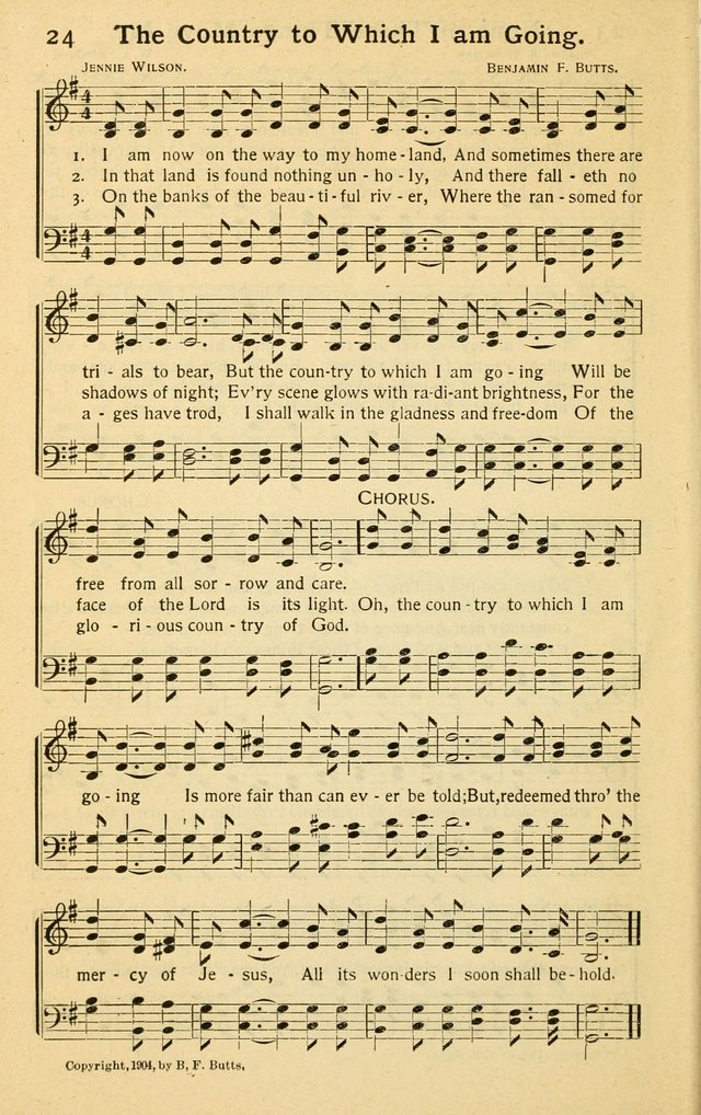 Songs of Matchless Love: for evangelistic services, devotional meetings and Sunday schools page 24