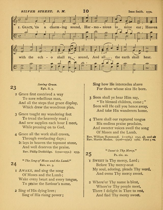 Songs of Praise: a selection of standard hymns and tunes for the Sunday-shcools and social meetings page 11