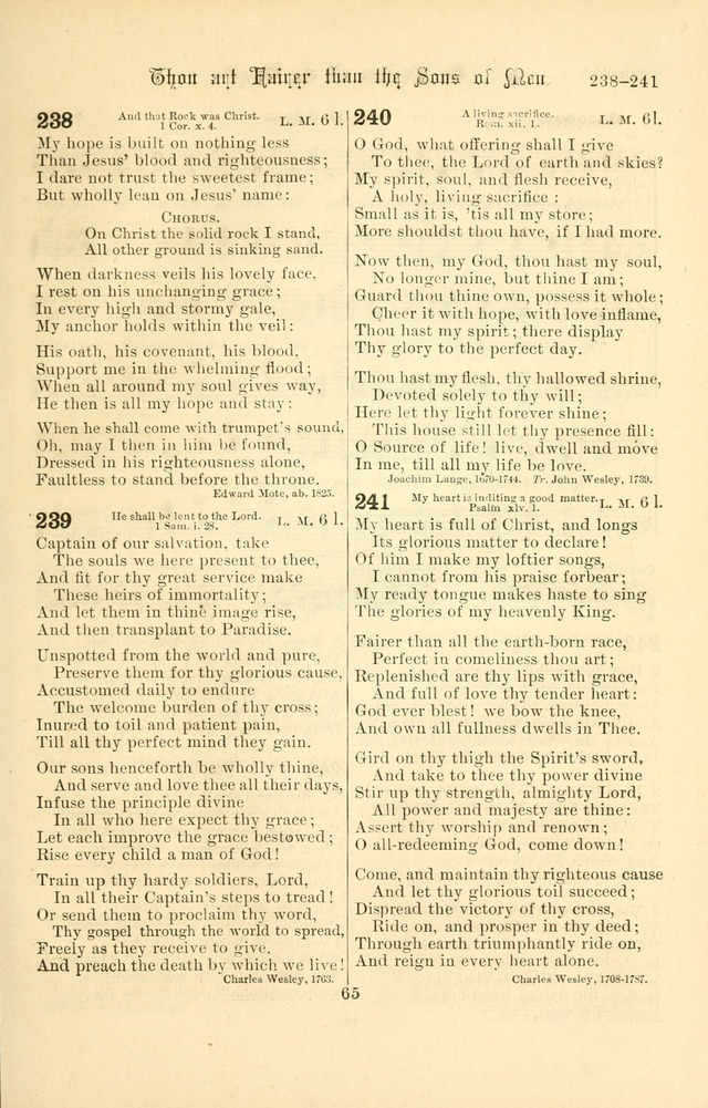 Songs of Pilgrimage: a hymnal for the churches of Christ (2nd ed.) page 65