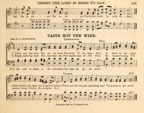 Songs of Promise: for Sunday schools, prayer, praise, and conference meetings page 141