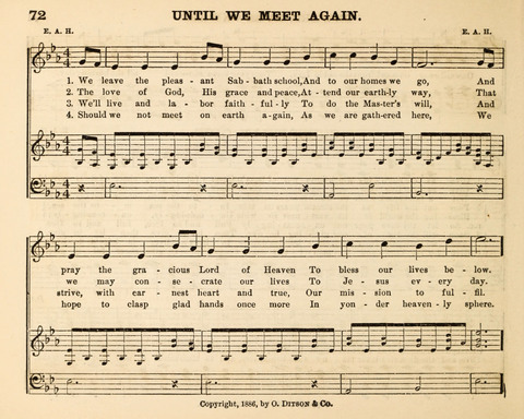 Songs of Promise: for Sunday schools, prayer, praise, and conference meetings page 72
