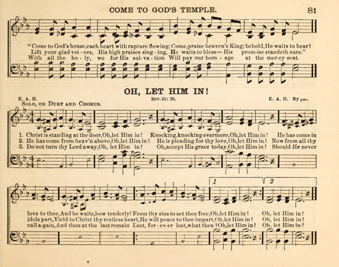 Songs of Promise: for Sunday schools, prayer, praise, and conference meetings page 81
