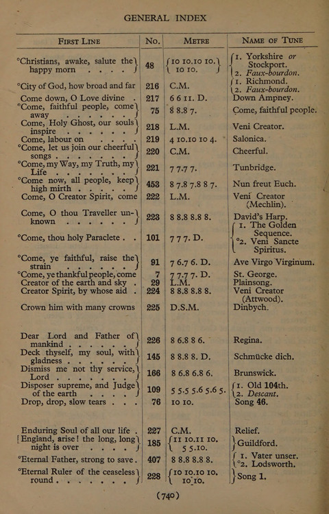 Songs of Praise page 740