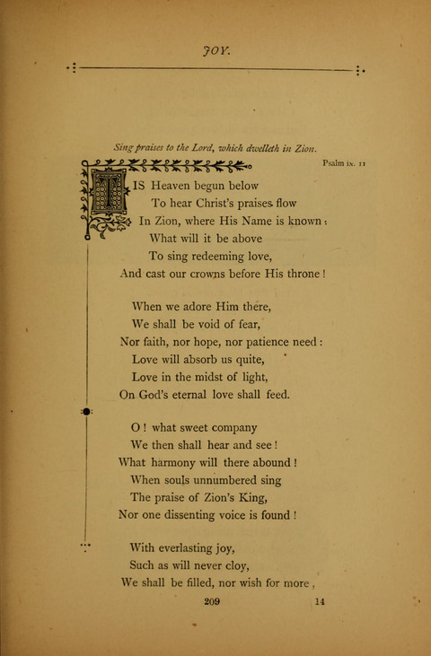 The Spirit of Praise: a collection of hymns old and new page 209