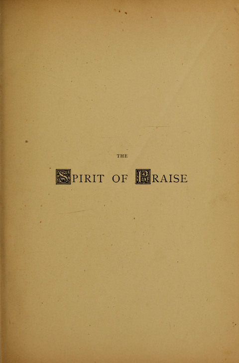 The Spirit of Praise: a collection of hymns old and new page iv