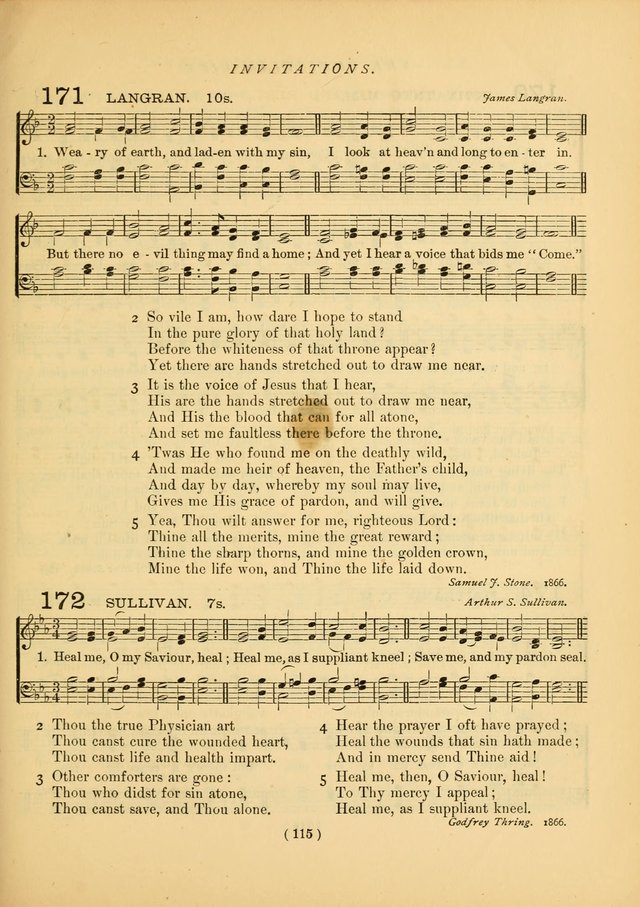 Songs of Praise and Prayer : for the Sunday School and Social Meeting page 110