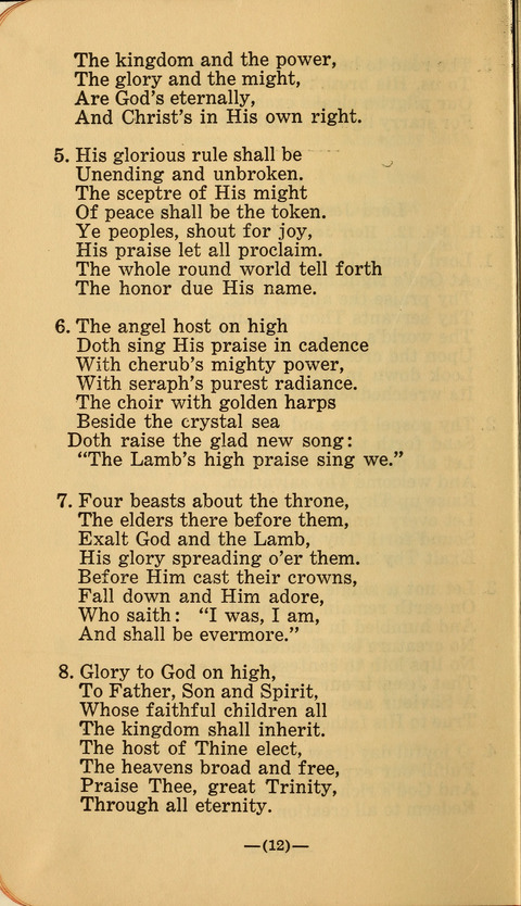 Songs of Prayer and Praise: a Collection of Sacred Songs Translated from the German page 6