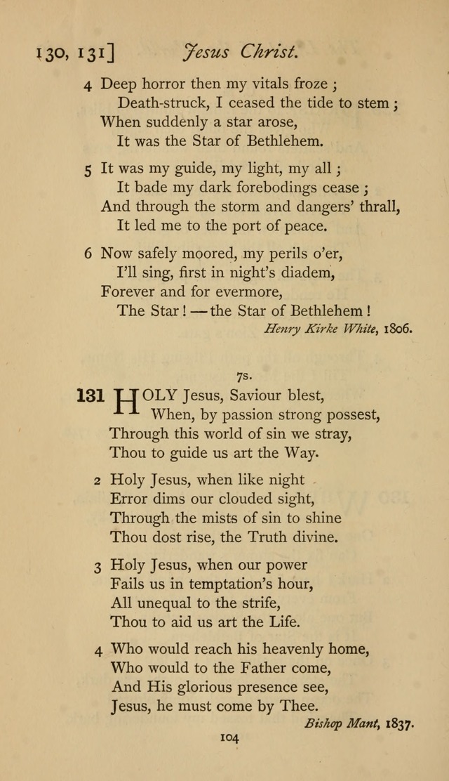 The Sacrifice of Praise. psalms, hymns, and spiritual songs designed for public worship and private devotion, with notes on the origin of hymns. page 104